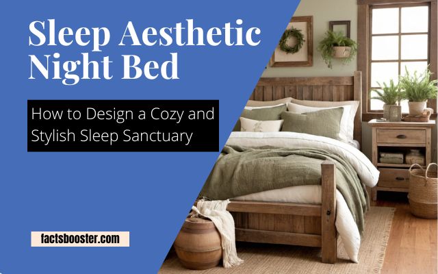 Sleep Aesthetic Night Bed: Cozy & Stylish Sleep Sanctuary