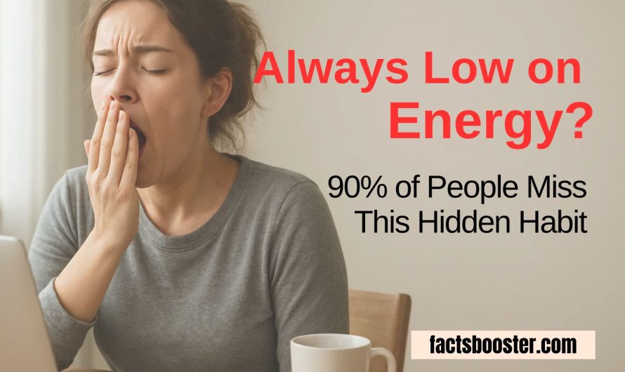 Always Low on Energy? 90% of People Miss This Hidden Habit