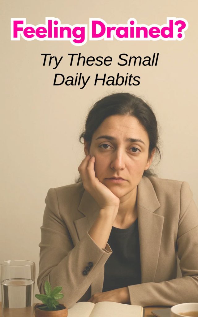 Feeling Drained? Try These Small Daily Habits