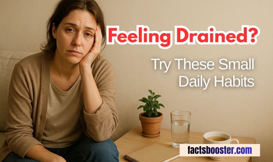Feeling Drained? Try These Small Daily Habits
